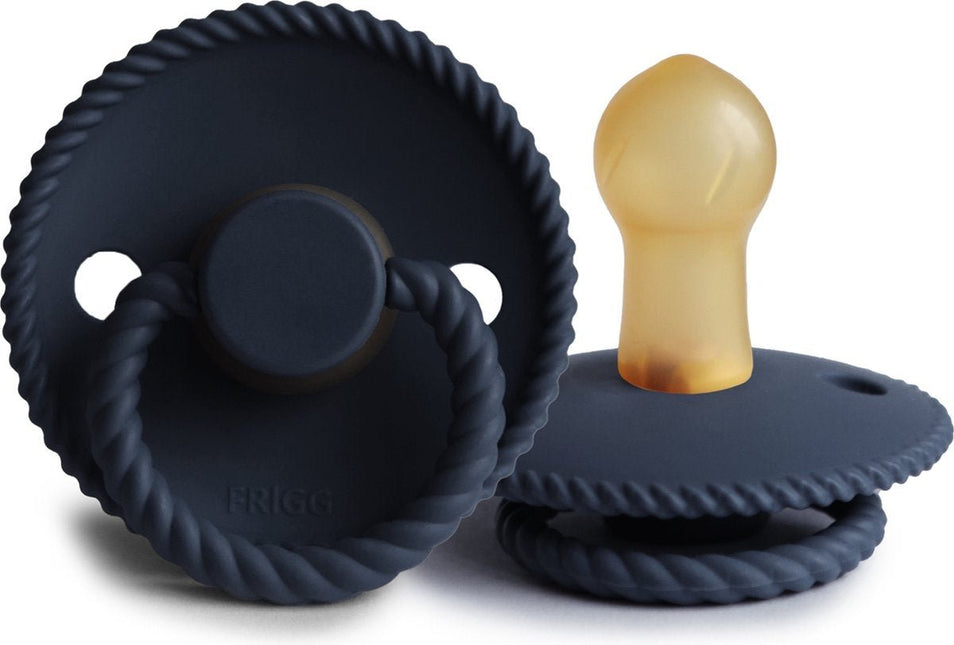 Frigg Speen Maat 1 Rope Dark Navy Latex - Frigg - Babywinkel - 5715239021607