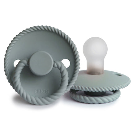 Frigg Speen Maat 1 Rope French Gray Silicone - Frigg - Babywinkel - 5715239012360