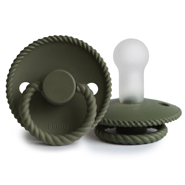 Frigg Speen Maat 1 Rope Olive Silicone - Frigg - Babywinkel - 5715239012391