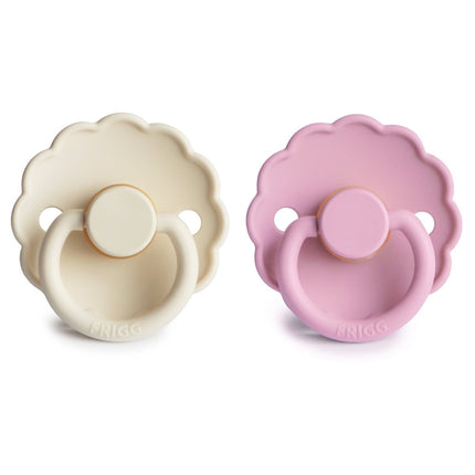 Frigg Speen Maat 2 Daisy Cream/Lupine Latex 2 - Pack - Frigg - Babywinkel - 5715239026756