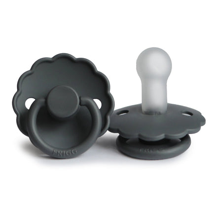 Frigg Speen Maat 2 Daisy Graphite Silicone - Frigg - Babywinkel - 5715239010328