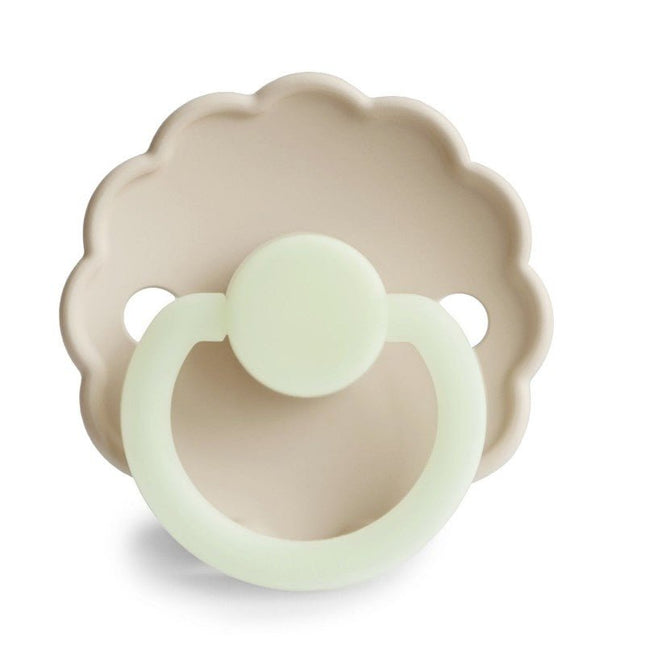Frigg Speen Maat 2 Daisy Night Cream Silicone - Frigg - Babywinkel - 5715239010489