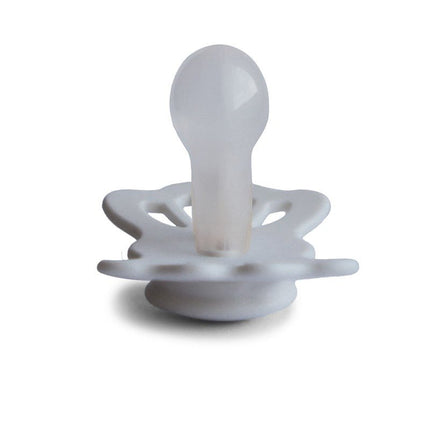 Frigg Speen Maat 2 Lucky Symmetrical Silver Gray Silicone - Frigg - Babywinkel - 5715239018140