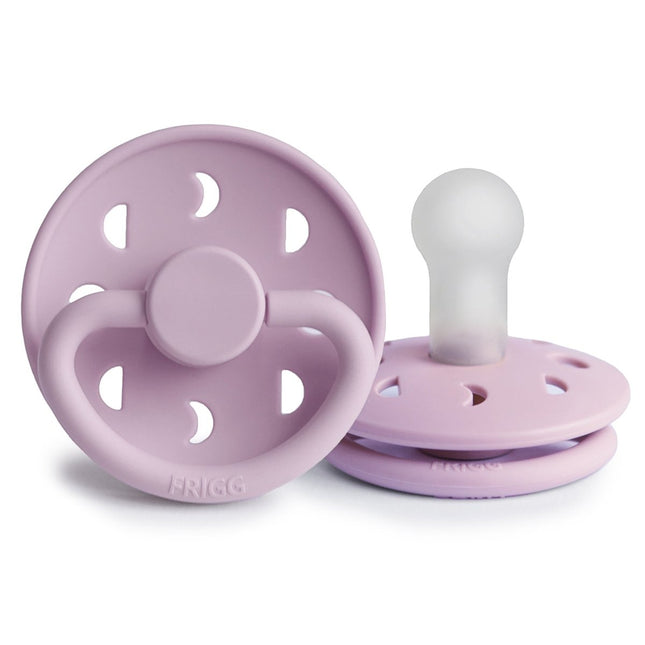 Frigg Speen Maat 2 Moon Soft Lilac Silicone - Frigg - Babywinkel - 5715239012193
