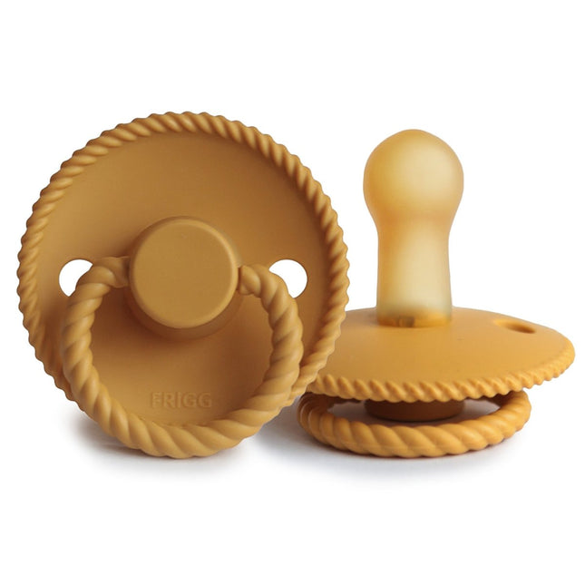 Frigg Speen Maat 2 Rope Honey Gold Latex - Frigg - Babywinkel - 5715239623641