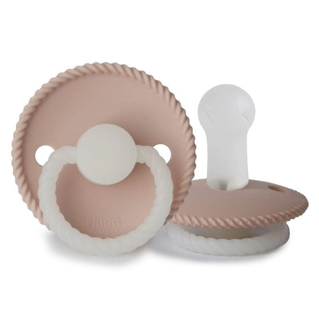 Frigg Speen Maat 2 Rope Night Blush Silicone - Frigg - Babywinkel - 5715239013572