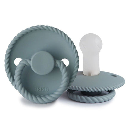 Frigg Speen Maat 2 Rope Stone Blue Silicone - Frigg - Babywinkel - 5715239014111