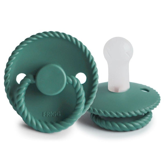 Frigg Speen Maat 2 Rope Vintige Green Silicone - Frigg - Babywinkel - 5715239021157