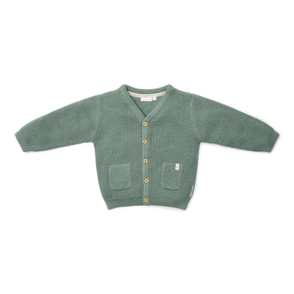 Gebreid vest Forest Green - Babywinkel - 8721122580011