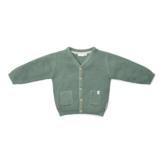 Gebreid vest Forest Green - Babywinkel - 8721122580011