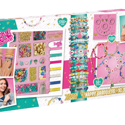 Gekleurde Knutselset Armbanden Maken Xl - Babywinkel - 8714274028104