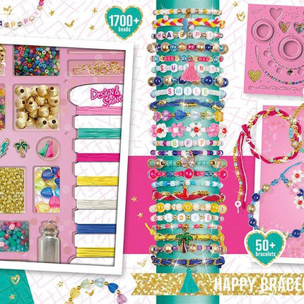 Gekleurde Knutselset Armbanden Maken Xl - Babywinkel - 8714274028104