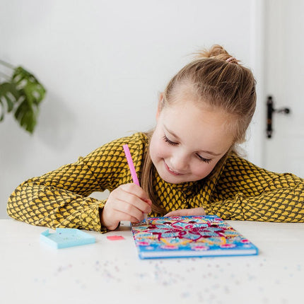 Gekleurde Knutselset Diamond Painting Notitieboek - Babywinkel - 8714274079786