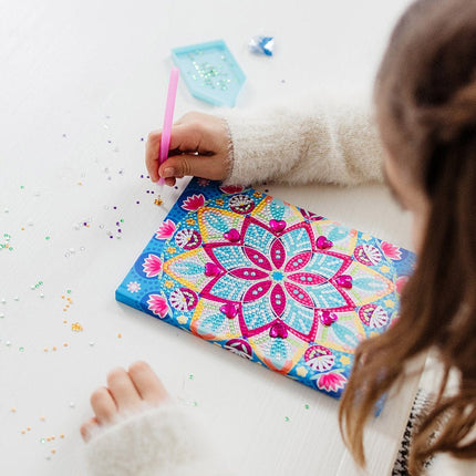 Gekleurde Knutselset Diamond Painting Notitieboek - Babywinkel - 8714274079786