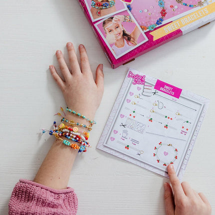 Gekleurde Knutselset Fruit/ Bloemen Armbanden Maken - Babywinkel - 8714274028210