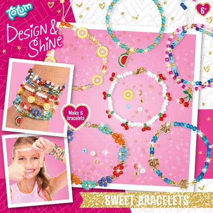 Gekleurde Knutselset Fruit/ Bloemen Armbanden Maken - Babywinkel - 8714274028210