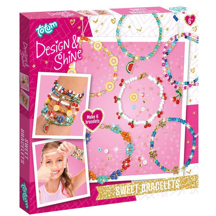 Gekleurde Knutselset Fruit/ Bloemen Armbanden Maken - Babywinkel - 8714274028210