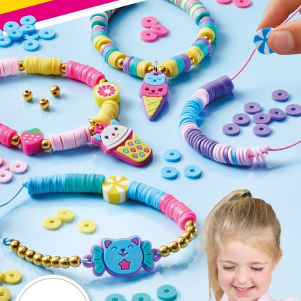 Gekleurde Knutselset Kawaii Armbanden Maken 4st - Babywinkel - 8714274029835