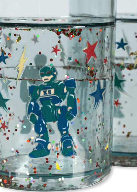 Glitter Bekers Hero Robot 2st koop je bij Babywinkel
