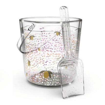 Glitter emmer en schep lemon - Babywinkel - 5715681170441
