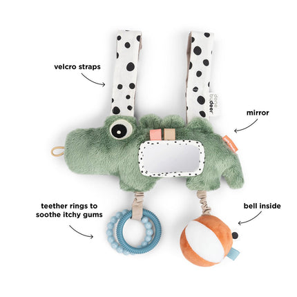 Hanging activity toy Croco - Babywinkel - 5712643056966