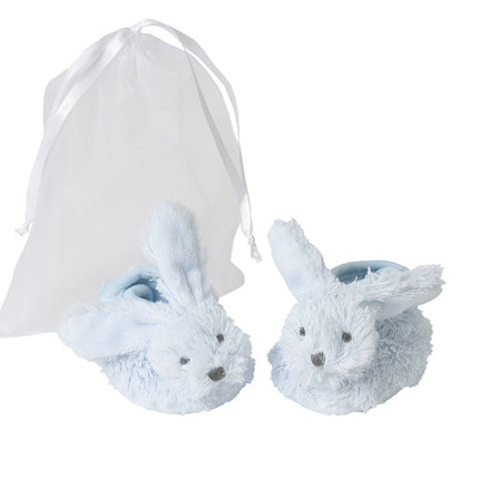 Happy Horse Babyslofjes Konijn Richie In Organza Tas Blue 10cm - Happy Horse - Babywinkel - 8711811084791