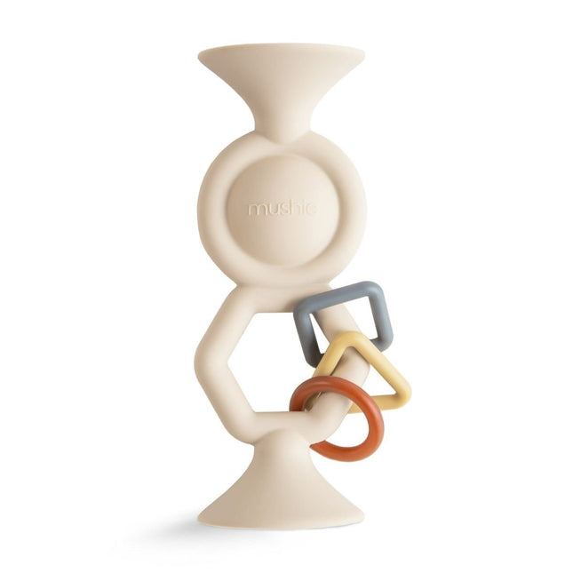 Mushie Zuignap Speeltje Beige 14,5Cm koop je bij Babywinkel