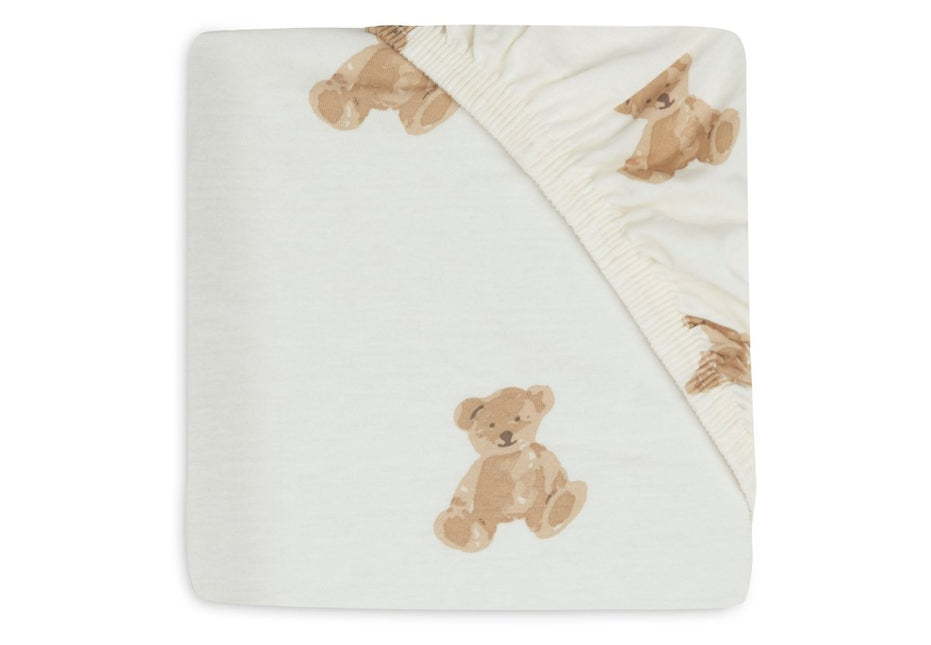 Jollein Hoeslaken Peuter Teddy Bear 40/50X80/90Cm koop je bij Babywinkel
