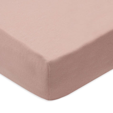 Hoeslaken Jersey 40/50x80/90cm - Wild Rose/Ivory - 2 Stuks - Babywinkel - 8717329400269