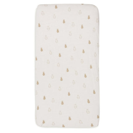 Hoeslaken Jersey 60x120cm Happy Miffy - Nougat - Babywinkel - 8717329378919