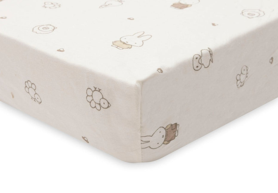 Hoeslaken - Jersey - Nijntje Family Farm 40/50x80/90 cm koop je bij Babywinkel