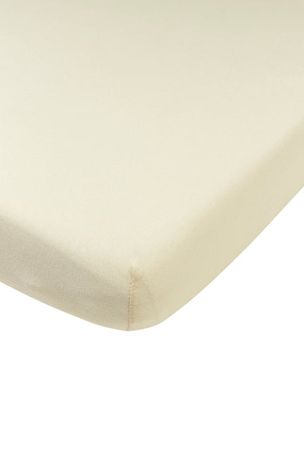 Hoeslaken ledikant jersey Uni - nature - 60x120cm - Babywinkel - 4054703507300