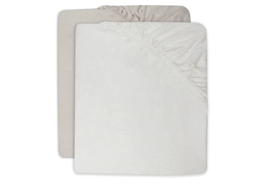 Hoeslaken Set 2 - Pack – Zachte Jersey 60x120cm koop je bij Babywinkel