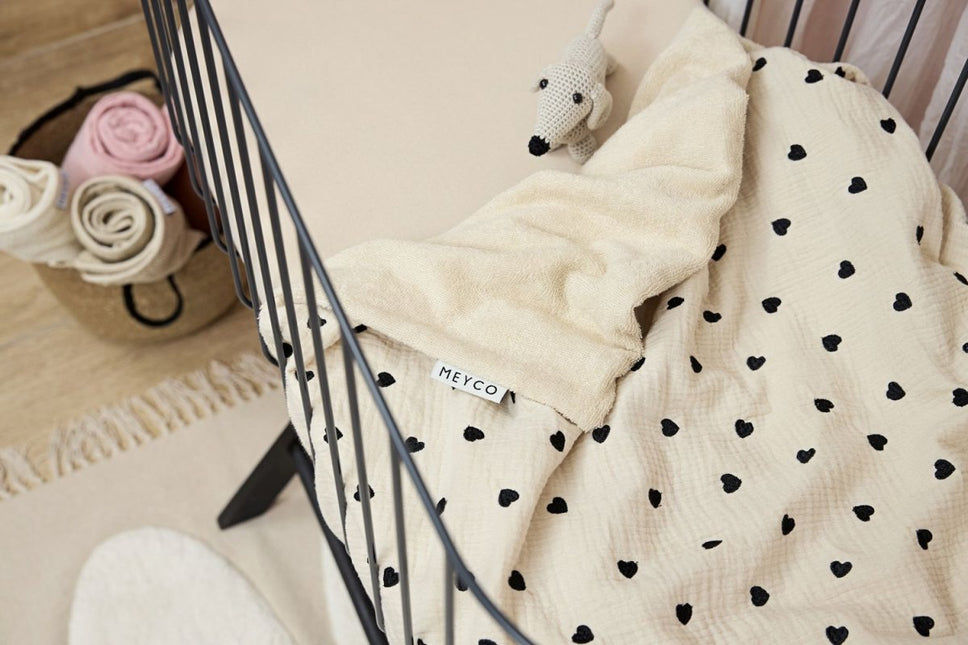 Hoeslaken wieg jersey Uni - soft sand - 40x80/90cm - Babywinkel - 4054703502107