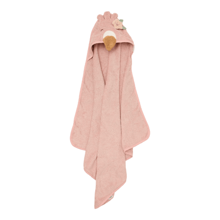 Little Dutch Badcape Baby Flamingo