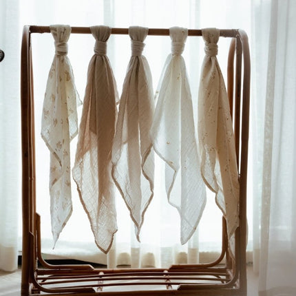Hydrofiele doek 120x120 - Pure Soft Beige - Babywinkel - 8721122584514