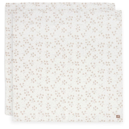 Hydrofiele Doek Large 115x115cm - Leafy Dreams - 2 Stuks - Babywinkel - 8717329400672