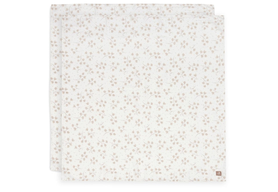 Hydrofiele Doek Large 115x115cm - Leafy Dreams - 2 Stuks - Babywinkel - 8717329400672