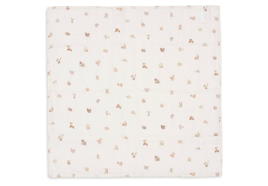 Hydrofiele Doek Small 70x70cm - Animal Friends - 3 Stuks - Babywinkel - 8717329400580