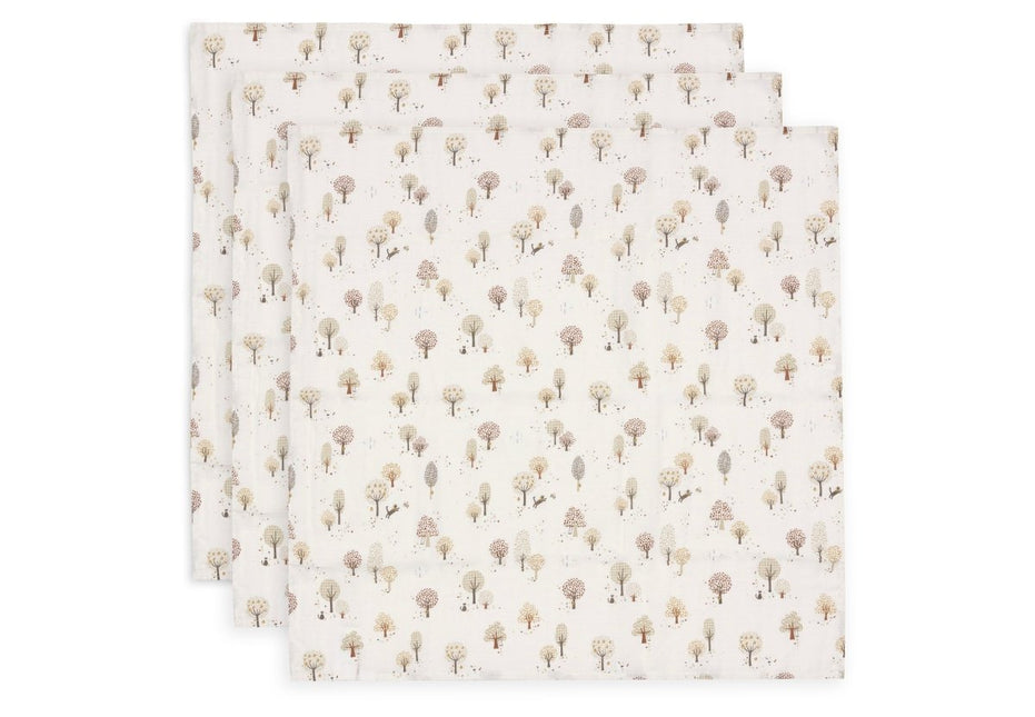 Hydrofiele Doek Small 70x70cm - Tiny Park - 3 Stuks - Babywinkel - 8717329400702