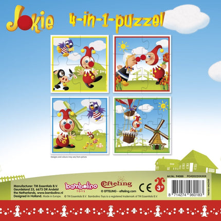 Jokie Puzzel 4st - Babywinkel - 8714274960183