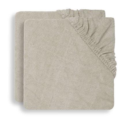 Jollein Aankleedkussenhoes Badstof Nougat 50x70m 2st - Jollein - Babywinkel - 8717329361324