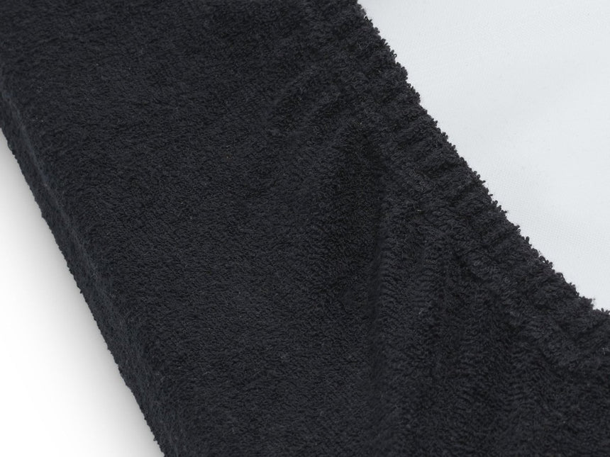 Jollein Aankleedkussenhoes Badstof Zwart 50x70cm koop je bij Babywinkel