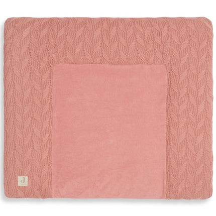 Jollein Aankleedkussenhoes Spring Knit Rosewood 75x85cm - Jollein - Babywinkel - 8717329364677