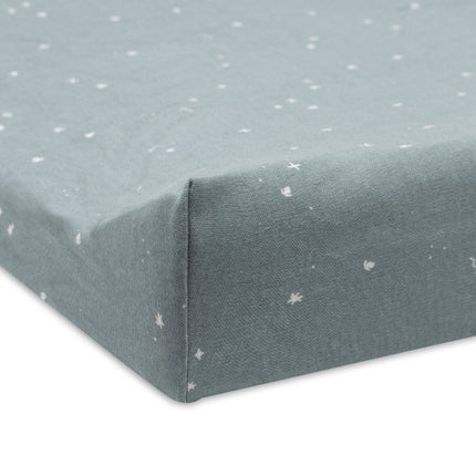 Jollein Aankleedkussenhoes Twinkling Sea Green 50X70Cm - Jollein - Babywinkel - 8717329388253