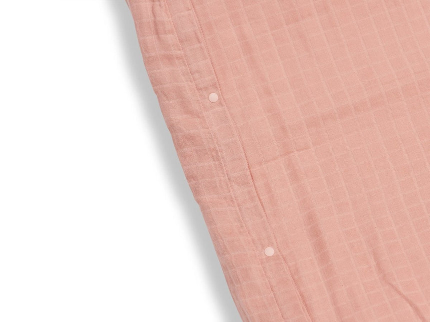 Jollein Aankleedkussenhoes Wrinkled Cotton Rosewood 50x70cm - Jollein - Babywinkel - 8717329364288