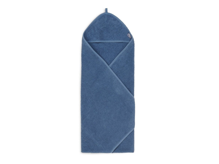 Jollein Badcape Baby Badstof Jeans Blue 75x75cm - Jollein - Babywinkel - 8717329365100