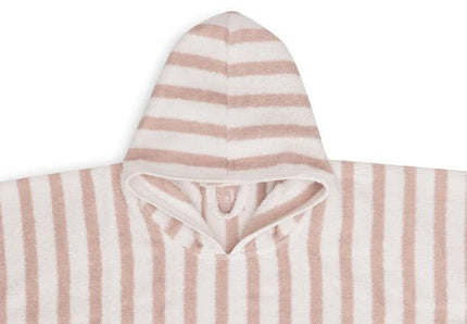 Jollein Badponcho Gestreept Terry Wild Rose - Jollein - Babywinkel - 8717329380981
