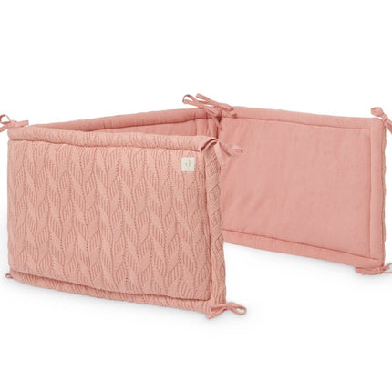 Jollein Bedomrander Spring Knit Rosewood 35x180cm - Jollein - Babywinkel - 8717329364011