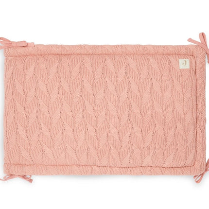 Jollein Bedomrander Spring Knit Rosewood 35x180cm - Jollein - Babywinkel - 8717329364011